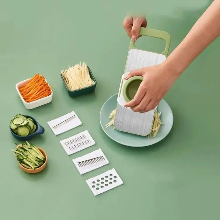 5in1 Vegetable Cutter Stainless Steel
