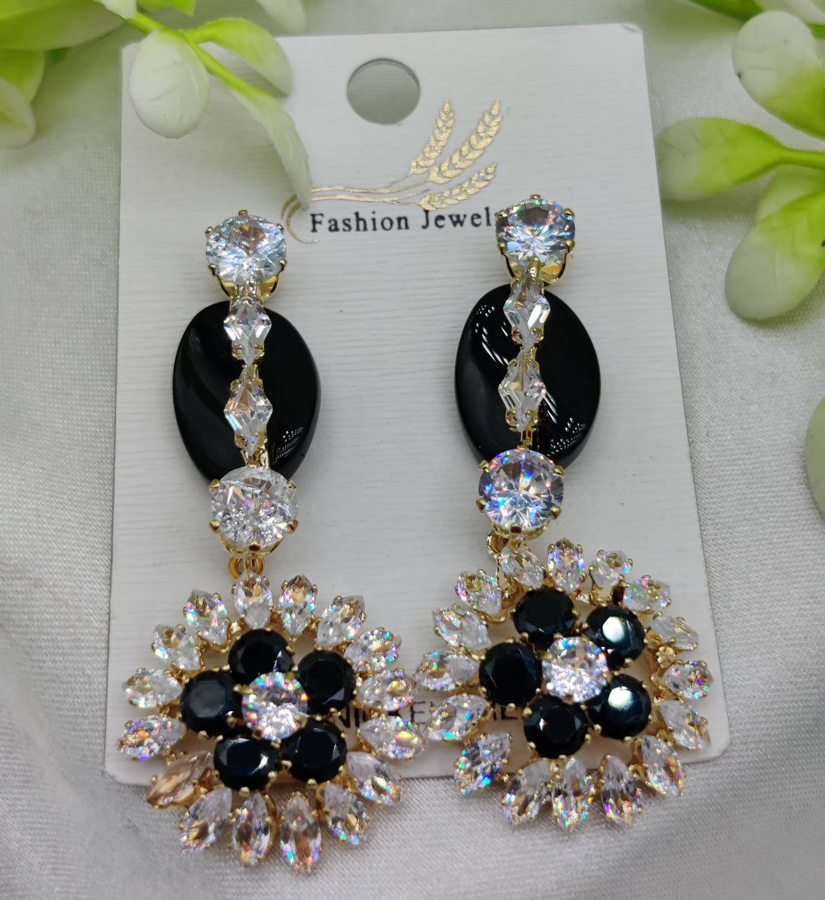 Imported Radiant Luxe Crystal Bloom Earrings – Elegance Redefined – Nickel-Free| Girls Earrings | Women Earrings | Jewellery