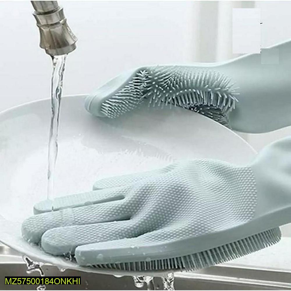 Rubber Magic Dishwashing Gloves