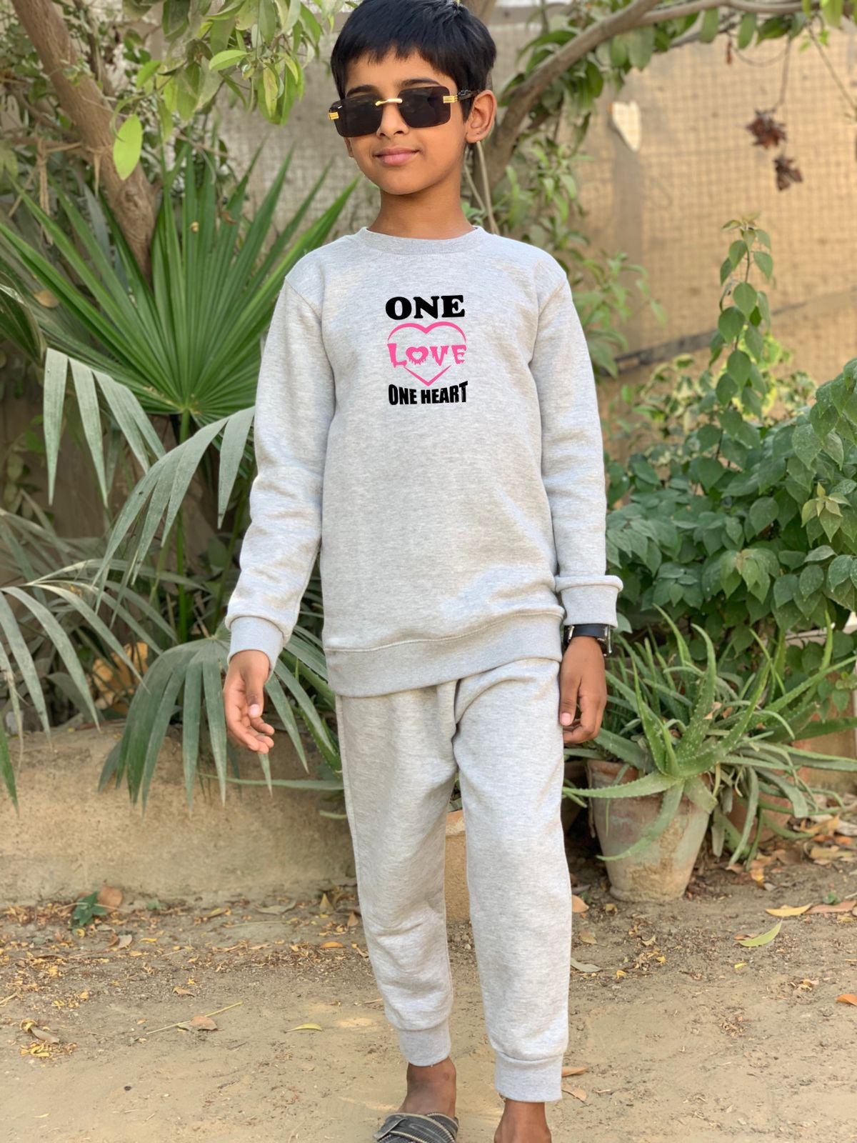 Kids Tracksuit for Boys | Versace-Inspired Winter Sportswear Set | Stylish London Boy Casual Outfit for Comfort & Warmth