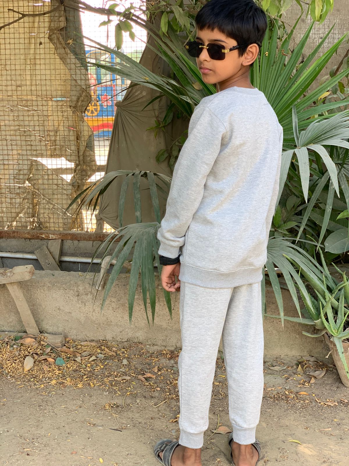 Kids Tracksuit for Boys | Versace-Inspired Winter Sportswear Set | Stylish London Boy Casual Outfit for Comfort & Warmth