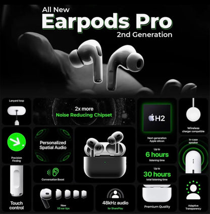 AirBird Pro Wireless Earbuds – Premium ANC & Crystal Clear Sound