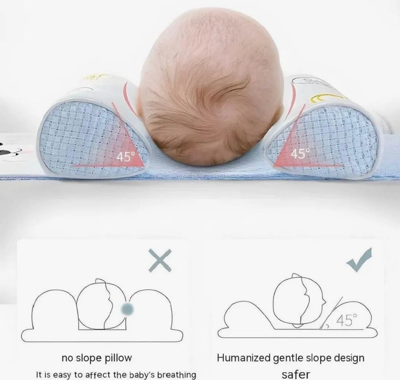 Adjustable Baby Sleeping Support Pillow