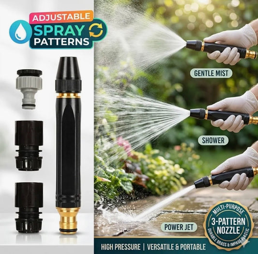 Multi-Function Adjustable Flow Spray Attachment with Quick Connect Fittings”
