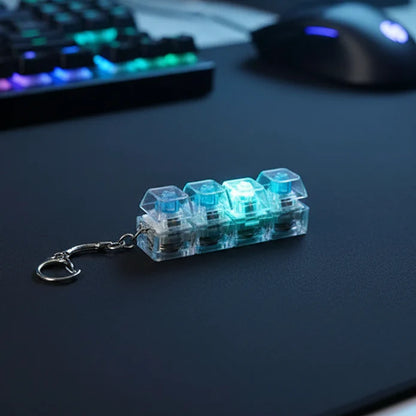 RGB Mechanical Keyboard Keychain