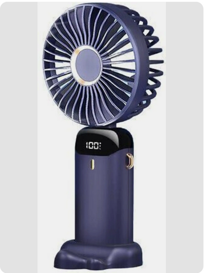 Rechargeable 5 Speed Mini Fan for Kids – Portable USB Charging Fan – Mini Handheld Charging Fan - Electric Mini Fan for School – Kitchen – Traveling