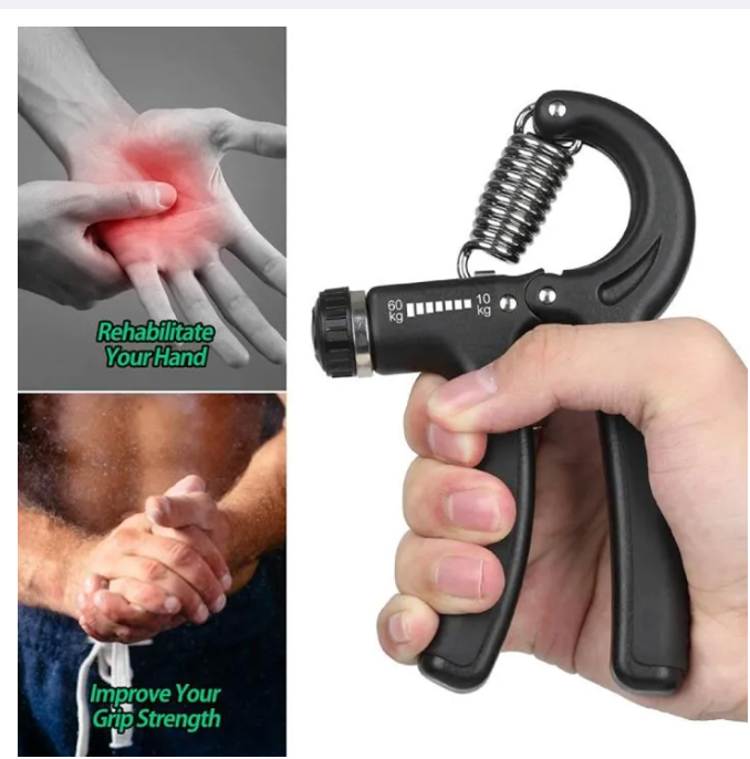 Automatic Counting Hand Gripper Adjustable Resistance 5-60KG Non-Slip Hand Grip Strength Trainer Finger Wrist Forearm Exerciser Gym-Multicolor