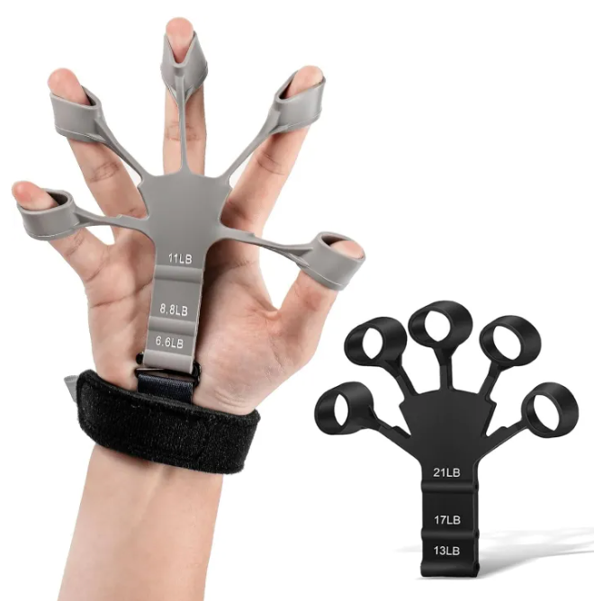 Hand Strengthening Equipment – Finger Gripper, Hand Grip Trainer, Finger Exerciser, Strength Training & Therapy Fitness Tool for Muscle Recovery PROMISE TO SELL