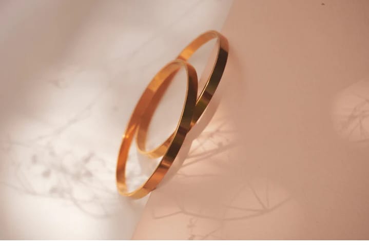 2 pieces Metal Bangle - 2.25